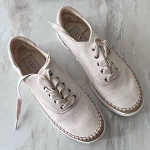 UGG Women's Eyan II Canvas Sneaker Shoes Size 8